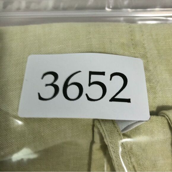 J. Jill Love Linen Dress Womens Medium 100% Linen Lemon Lime Sleeveless Pockets - Picture 11 of 12